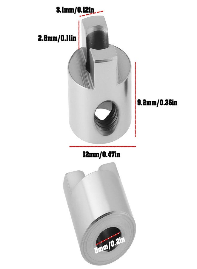 OTOTEC 10pcs RC Boat Stainless Steel Drive Dogs Propeller Adapter Set for RC Boat Shaft, 5mm - Image 4