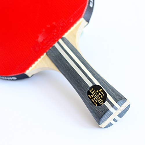 Expert Table Tennis ITTF Approved Flared Palio Legend 3.0 Table Tennis Racket and Case 0, Wood - Image 3