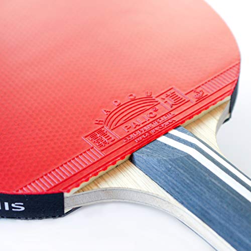 Expert Table Tennis ITTF Approved Flared Palio Legend 3.0 Table Tennis Racket and Case 0, Wood - Image 4