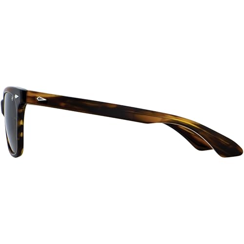 AO Saratoga Sunglasses - Brown Demi - True Color Gray AOLite Nylon Lenses - 52-19-145 - Image 2