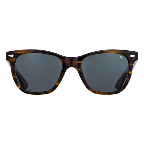 AO Saratoga Sunglasses - Brown Demi - True Color Gray AOLite Nylon Lenses - 52-19-145 - Image 3