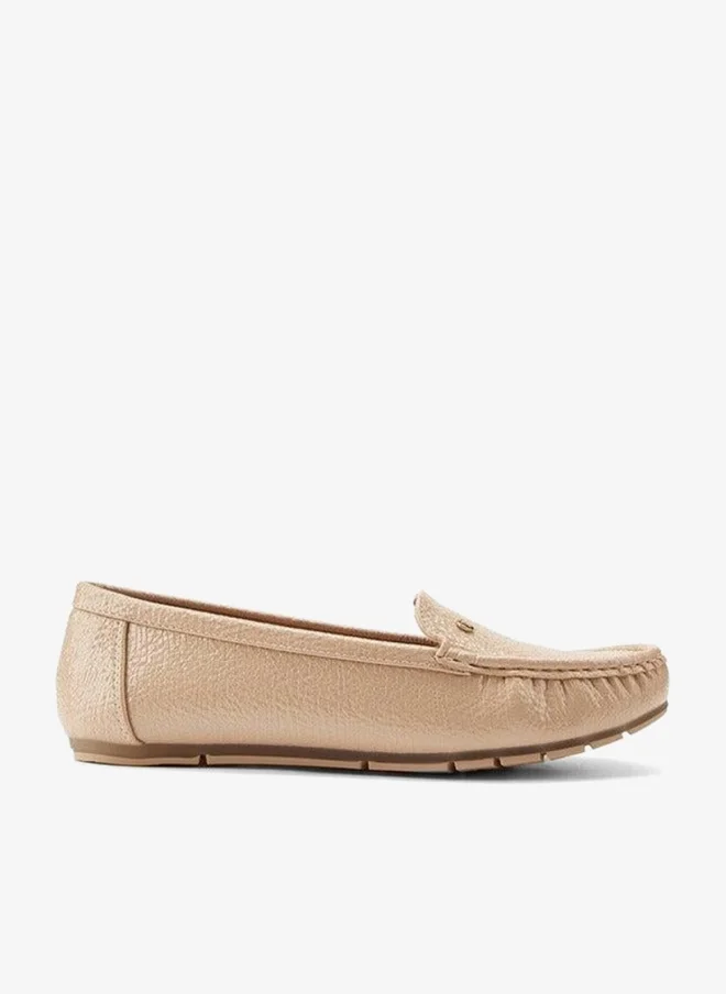 Flora Bella Textured Slip-On Moccasins