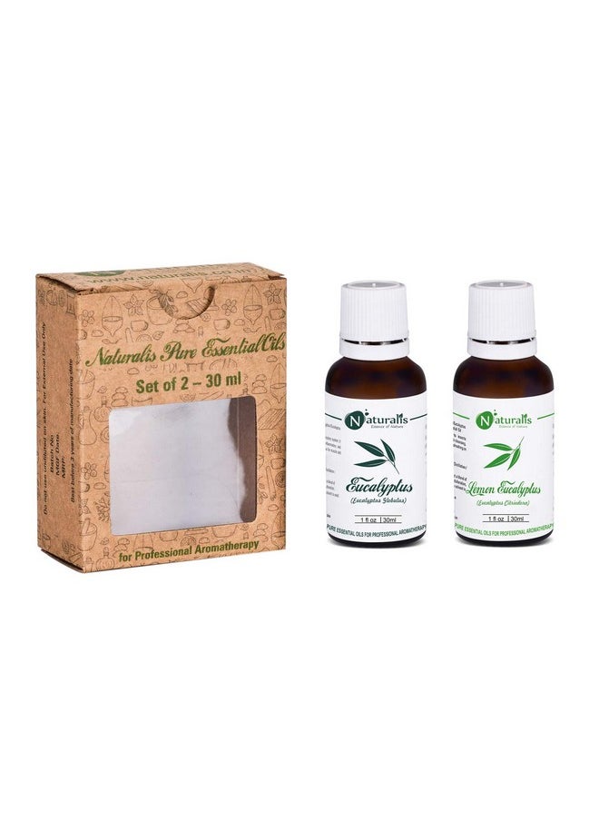 Naturalis Naturalis Essential Oil Gift Pack of 2-30ml (Eucalyptus Oil, Lemon Eucalyptus Oil)  - Image 1