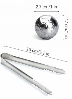 Y&D 9Pack Juice Chilling Stones Stainless Steel Reusable Ice Cube Metal Ball with Tongs Set Cooling for Orange Fruit juice Cola Sparkling Drink Soda Water Drinks  - Image 5