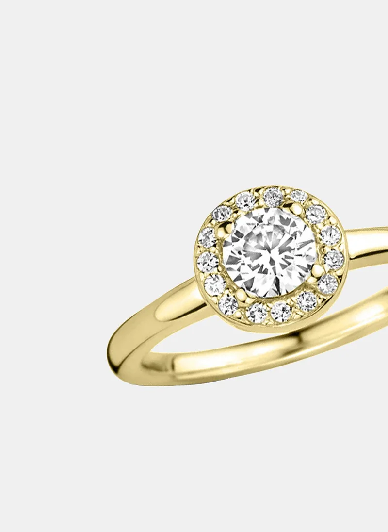 Liu Jo Ring with rhinestone round cut