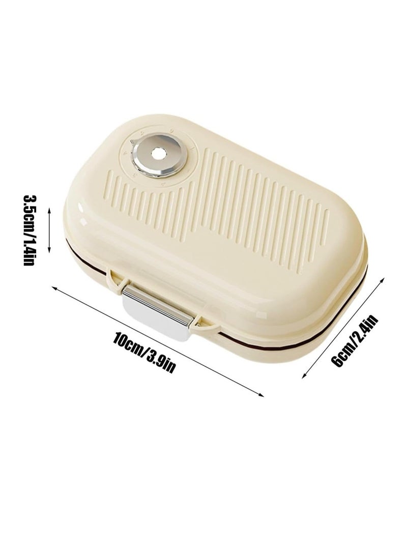 Excefore Travel Pill Organizer Box, 7 Days Moisture Proof Weekly Pill Case for Pocket Purse Daily Portable Medicine Vitamin Fish Oil Supplements Holder Container  - Image 5