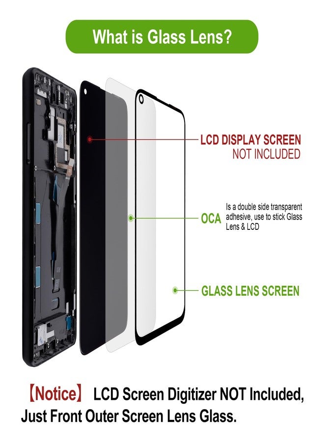 SwarKing Display Glass Front Glass Outer Screen Lens Replacement Compatible with Google Pixel 7a with Repair Kit - Image 5
