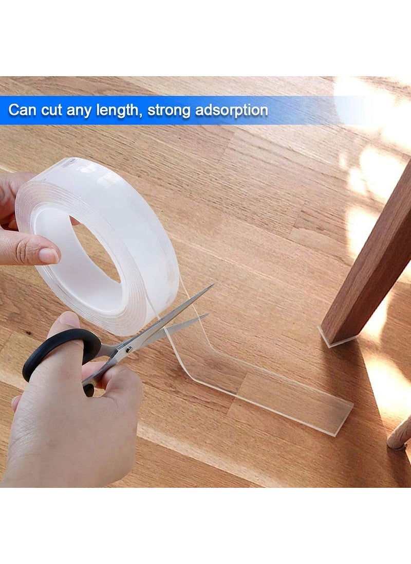 DIY Crafts DIY Crafts CT-DIY-HI-31384 Traceless Adhesive Tape, Double Sided Washable Resuable Removable Gel Nano Pad Mounting Tape, Strong Adhesive to  - Image 3