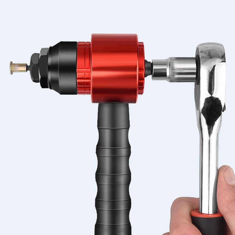 Detachable Manual Electric Rivet Nut Tool Conversion Accessories Hand Rivet Nut Tool Set Electric Pneumatic Rivet Machine Quick Conversion Tool Set with Storage Box - Image 3