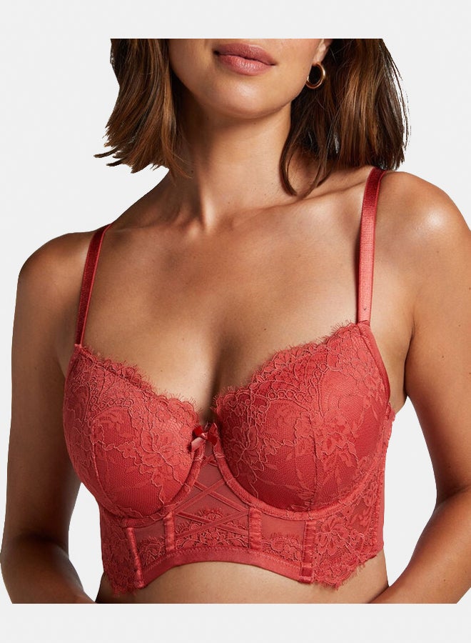 hunkemoller Arabella padded longline underwired bra  - Image 3