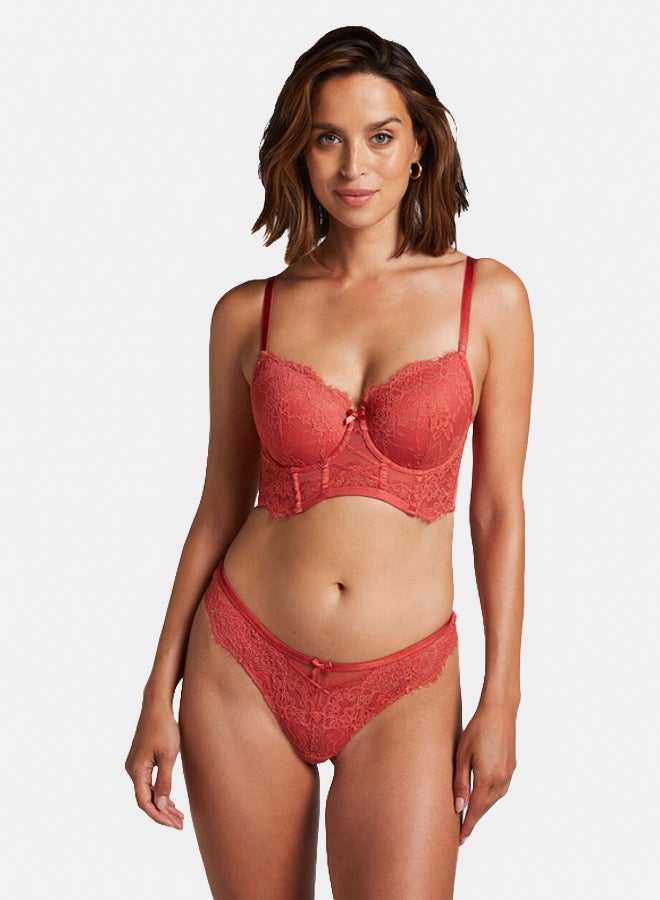 hunkemoller Arabella padded longline underwired bra  - Image 4