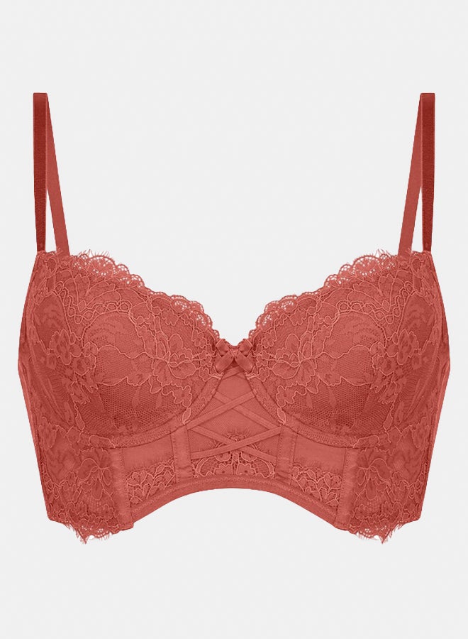 hunkemoller Arabella padded longline underwired bra  - Image 1