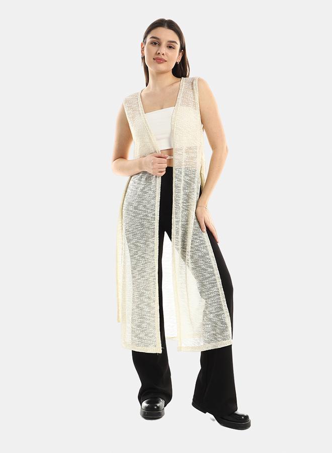 kady Jamila Women Patterned Slip On Cotton ,offwhite-XXL - Image 1