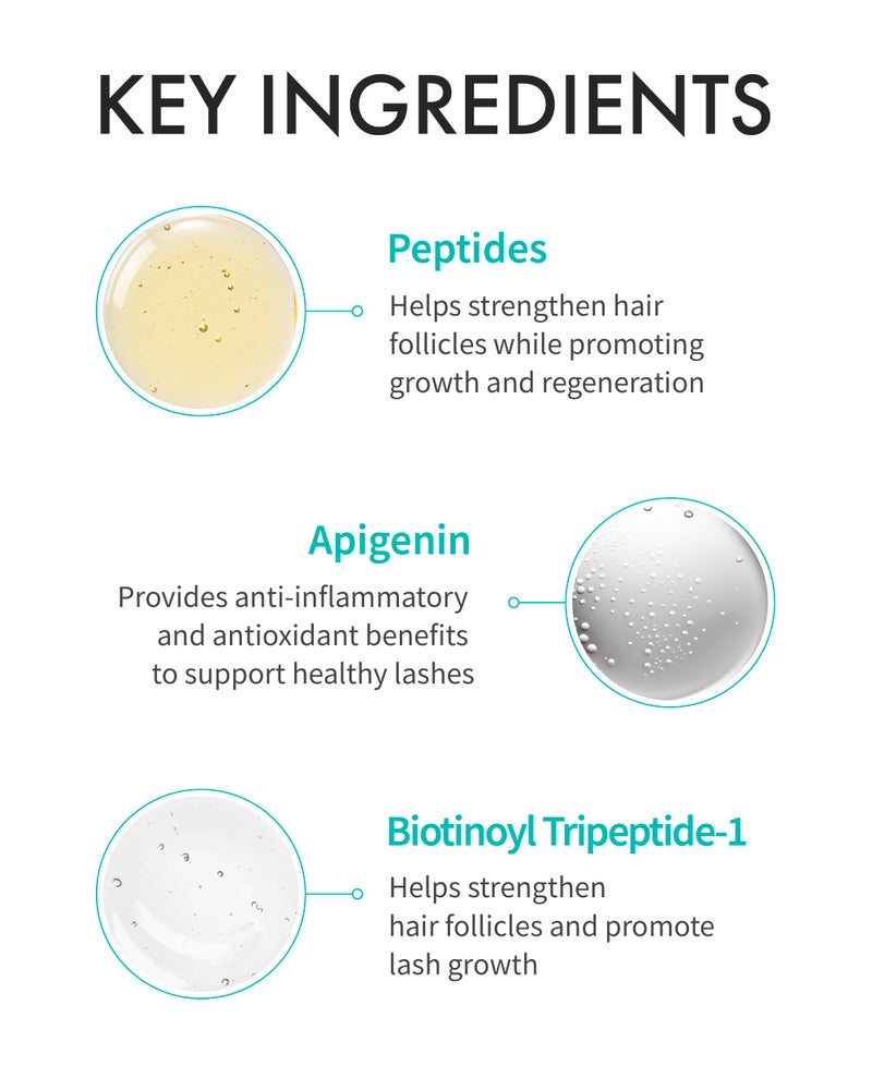 REJURAN Advanced Lash Enhancing Booster (3ml) - Eyelash Growth Serum for Fuller, Stronger, Healthier Lashes with Biotin and c-PDRNÂ®. - Image 3