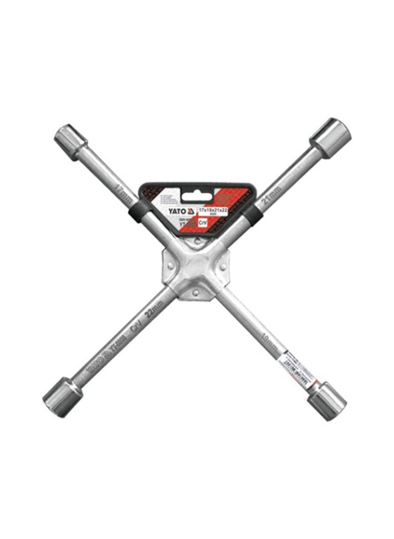 YATO Cross Rim Wrench Cr-V 17X19X21X22 YT-0800