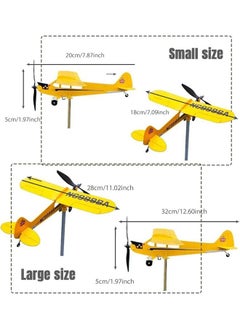 Generic دوارة الرياح لطائرة Piper J3 Cub، طاحونة هوائية معدنية جديدة لطائرة عام 2023  - Image 2