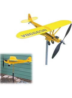 Generic دوارة الرياح لطائرة Piper J3 Cub، طاحونة هوائية معدنية جديدة لطائرة عام 2023  - Image 4