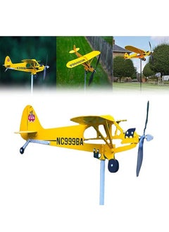 Generic دوارة الرياح لطائرة Piper J3 Cub، طاحونة هوائية معدنية جديدة لطائرة عام 2023  - Image 1