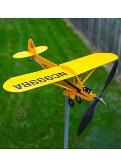 Generic دوارة الرياح لطائرة Piper J3 Cub، طاحونة هوائية معدنية جديدة لطائرة عام 2023  - Image 3