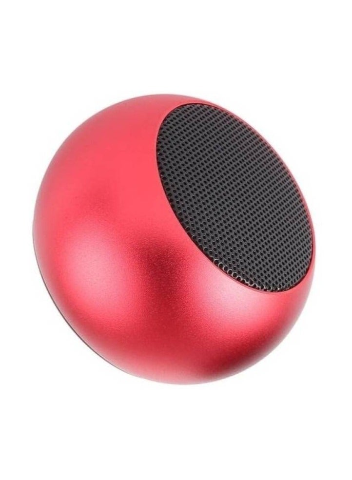 مكبر صوت بلوتوث لاسلكي محمول صغير M3 أحمر - Image 1