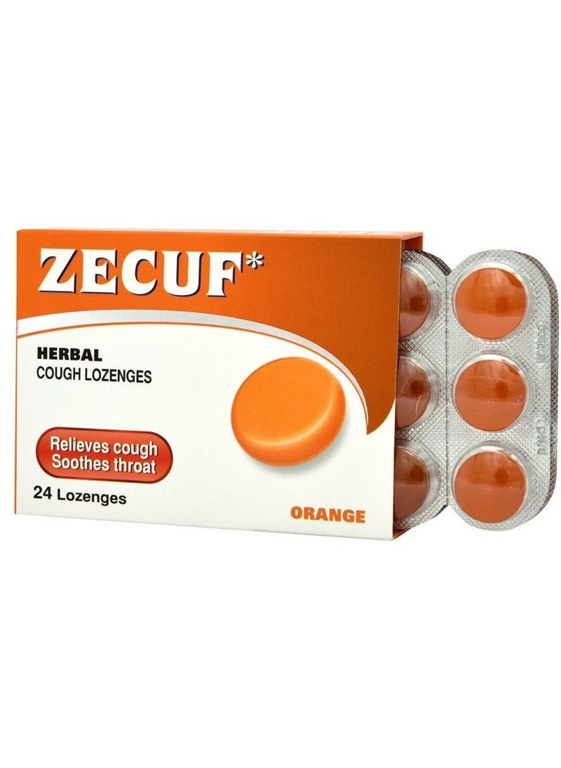 Zecuf - Herbal Cough Relieves Soothes Throat 24 Lozenges - Image 1