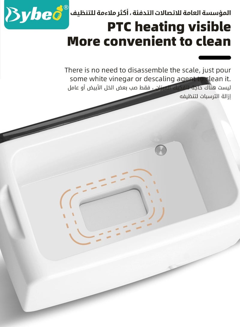 ميكسد جهاز تدفئة حليب الأطفال، معقم زجاجات مزدوج مع شاشة LCD 9 في 1 لتسخين طعام الأطفال سريعًا وإزالة الجليد، وشاشة تدفئة خالية من مادة BPA، وتحكم دقيق في درجة حرارة حليب الأم أو الحليب الصناعي - Image 5