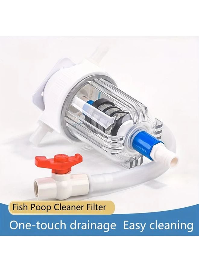 Aquarium Fish Waste Collector with Four Pairs Adapters 8 12 16 20MM No Air Pump Needed - Image 5