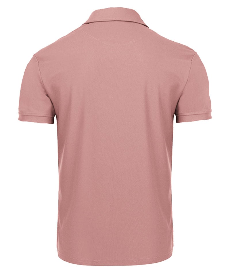 SCODI Mens Polo Shirts Performance Short Sleeve Tactical Shirts Athletic Golf Shirt for Men Daily Casual Collared T-Shirt Ash Red M - Image 4