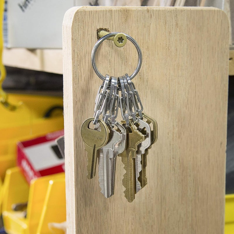 Nite Ize Stainless Steel Key Ring with 6 S-Biners - Image 2