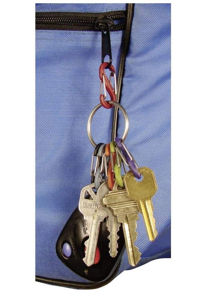 Nite Ize Stainless Steel Key Ring with 6 S-Biners - Image 4