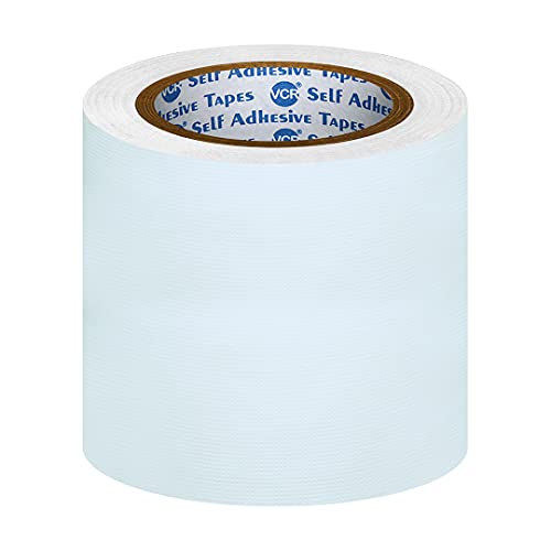 VCR White Duct Tape - 18 Meters in Length 120mm / 5" Width - 1 Roll Per Pack - Strong Book Binding Tape - Waterproof Heavy Duty Duct Tape - Image 1