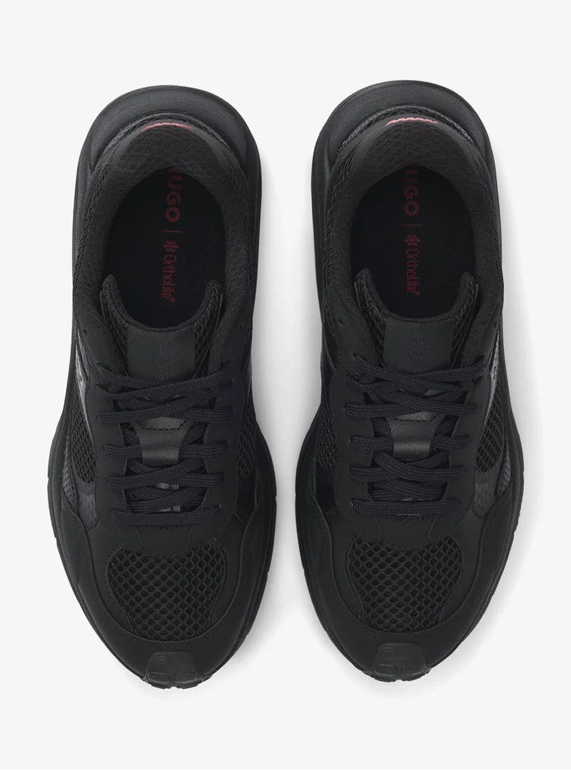 هوجو ترينرز شبكي وجلد صناعي