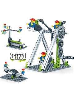 GGEROU Kids Construction Engineering Kit Toy Blocks,STEM Toys DIY Engineering Building Blocks Toys  - Image 1