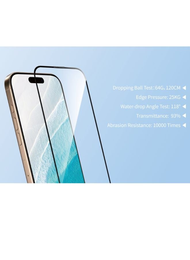 FIFTH ELEMENT CLARIX Tempered Glass Screen Protector for iPhone 17 Pro, Anti-Glare 9H Clear Display Guard - Image 2