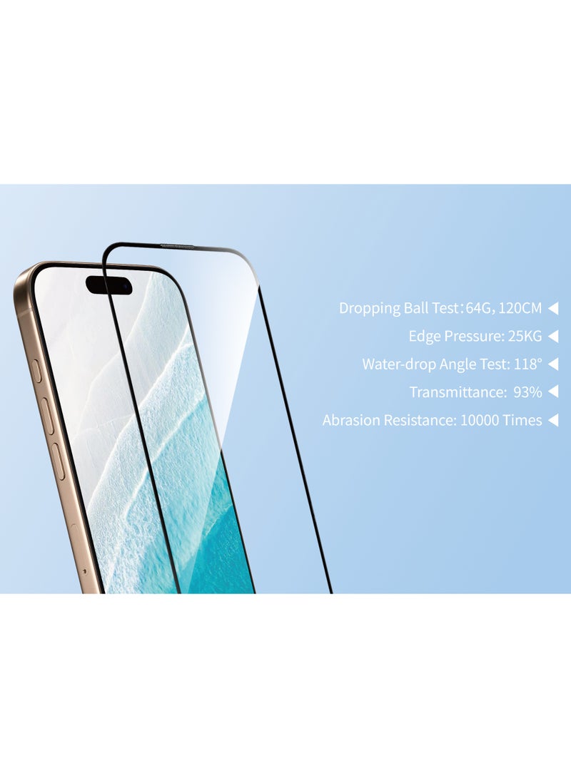 FIFTH ELEMENT CLARIX Tempered Glass Screen Protector for iPhone 17 Pro, Anti-Glare 9H Clear Display Guard - Image 2