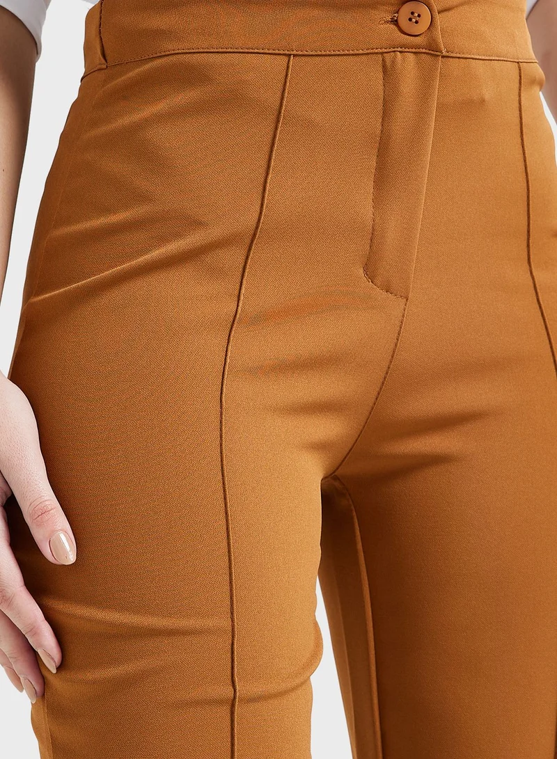 boohoo Flared Bottom Pants