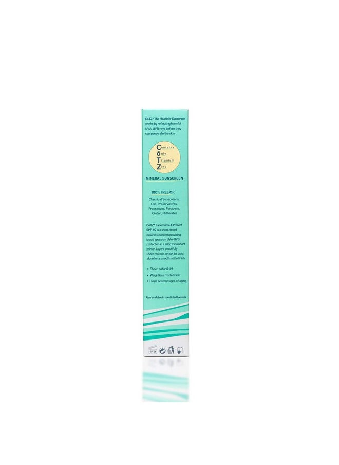 CoTZ - COTZ Face Prime & Protect Tinted Mineral Sunscreen and Facial Primer Broad Spectrum SPF 40; PA+++ 1.5 oz / 42.5 g. - Image 1