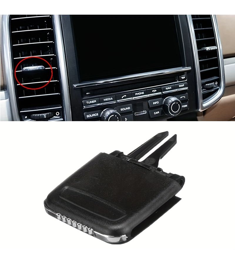 Car Front Rear Air Vent Central AC Grille Slider Outlet Tab Clip Repair Kit For Porsche Cayenne 2010-2016 1 Piece - Image 1