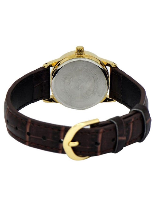 CASIO Leather Analog Wrist Watch LTP-V002GL-9BUDF  - Image 3
