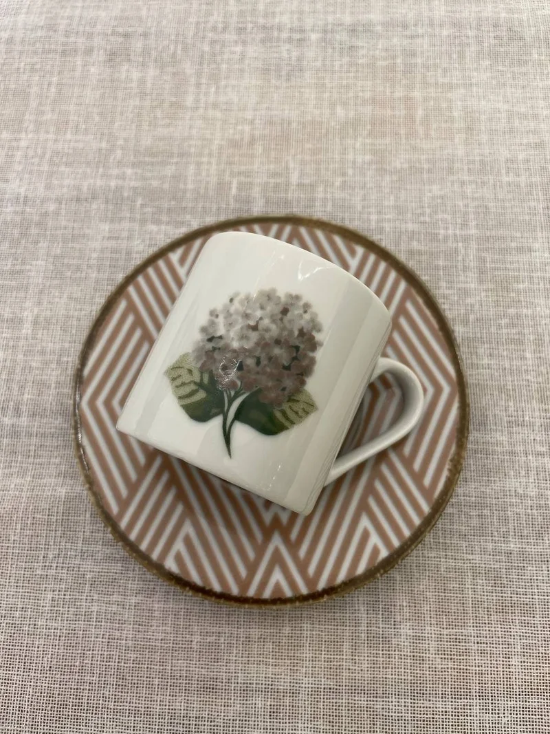 بورلاند Ortanca Coffee Cup Set for 6 Persons