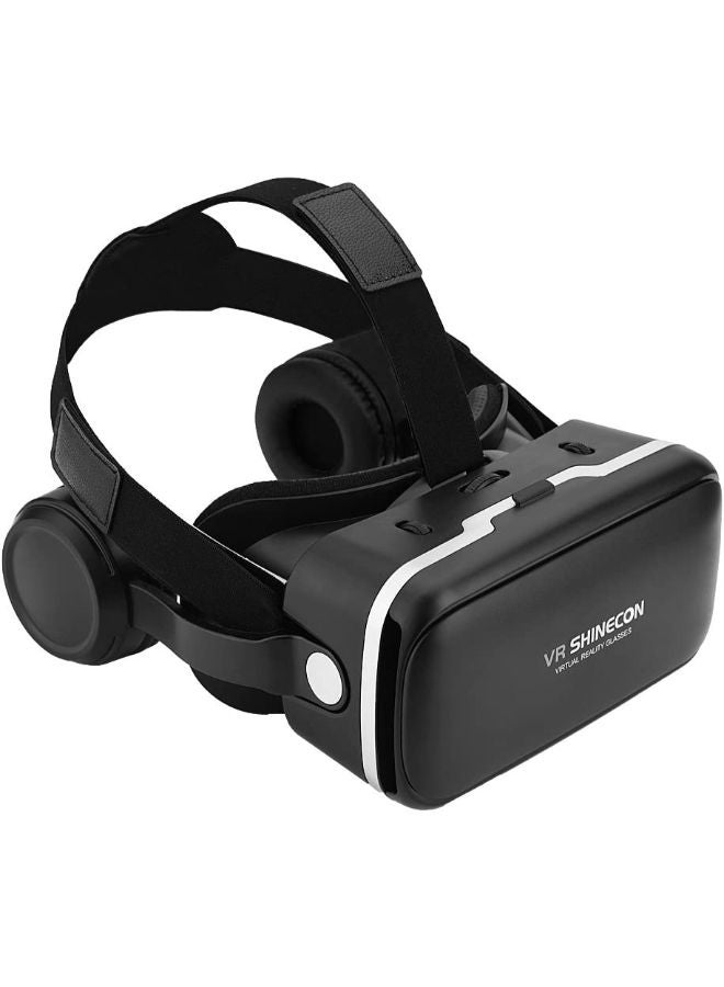 VR SHINECON Virtual Reality 3D Wireless Glasses Headset With Earphone  - Image 1