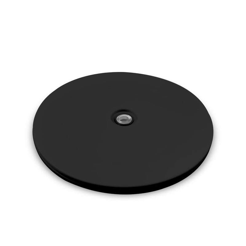 VOLCANOES CLUB VOLCANOES CLUB Lazy Susan Turntable Organizer  6 Inch Heavy Duty Rotating Swivel Stand with Steel Ball Bearings for Cake Kitchen Cabinets Monitor TV Painting Display 30lb CapacityBlack 