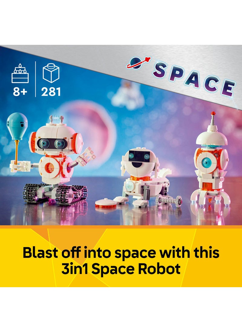 LEGO Creator 3in1 Space Robot Toy Science Playset 31164 (281) Pieces  - Image 3