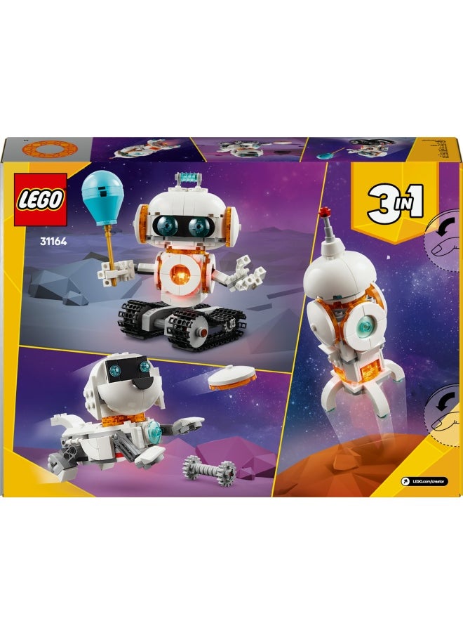 Creator 3in1 Space Robot Toy Science Playset 31164 (281) Pieces