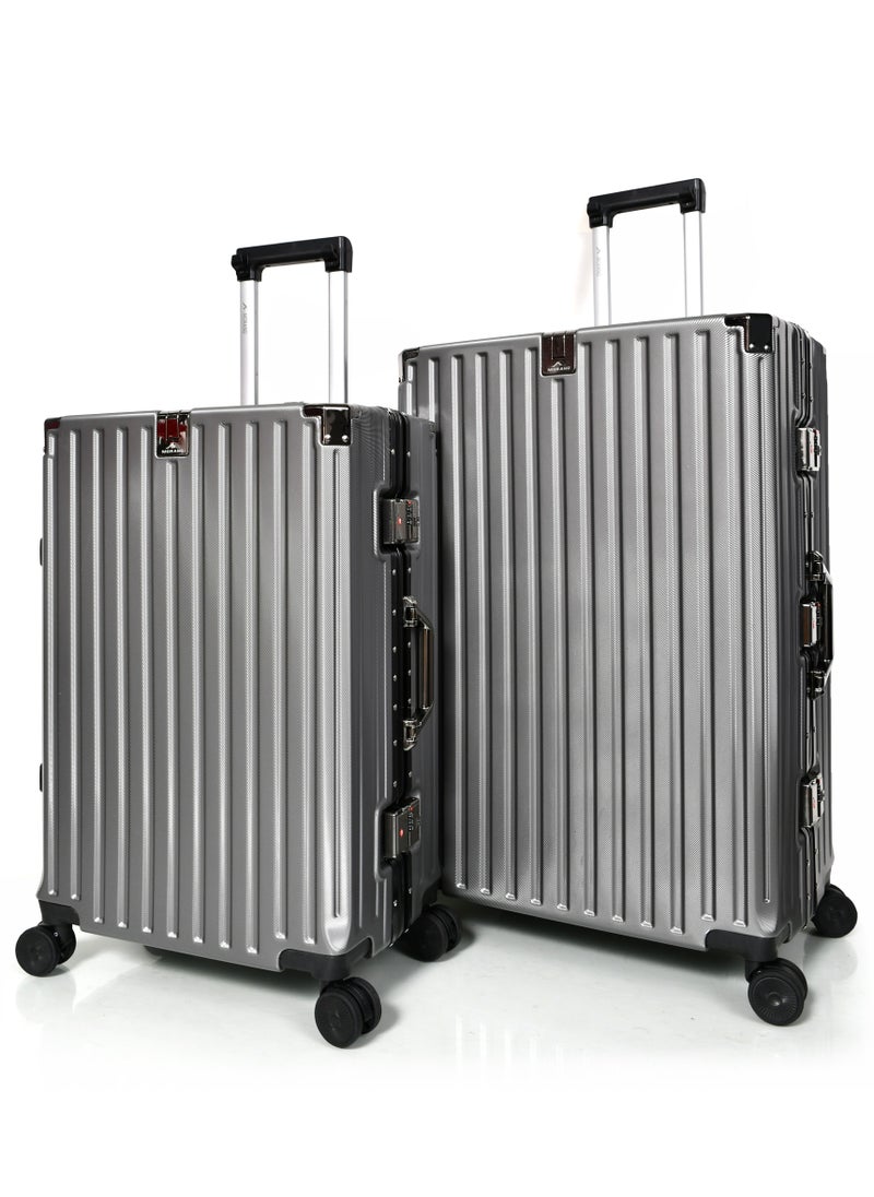 MORANO Morano aluminum travel luggage set three pieces, elegant and durable design  - Image 3