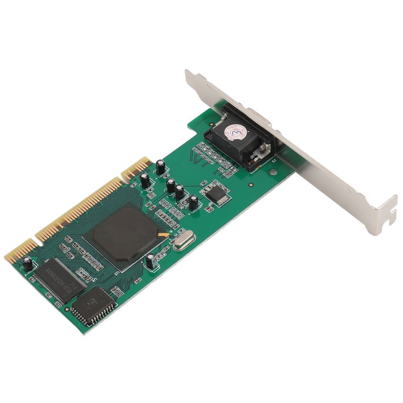 ati PCI Graphics Card 8MB 32Bit Plug and Play VGA Video Card - No Driver Required Universal PCI VGA Video Card for Multi Display Mode Desktop Server - Image 4