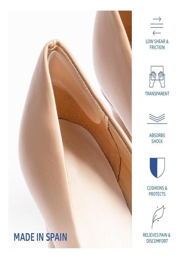 DERAMED Heel Protector Transparent Gel Patch Relieves Heel Chafing and Pressure Protects Back of Heel Sticks Securely Can Be Used in Open Shoes - Image 3