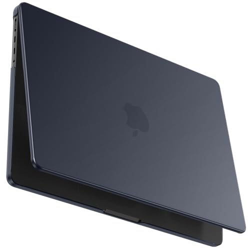 BlueSwan Matte Case for MacBook Pro 14 M5 M4 M3 M2 M1 Pro/Max 2026-2021, Compatible A3426 A3427 A3434 A3401 A3112 A2992 A2918 A2779 A2442, Hard Shell Protective Cover, Matte Midnight - Image 1