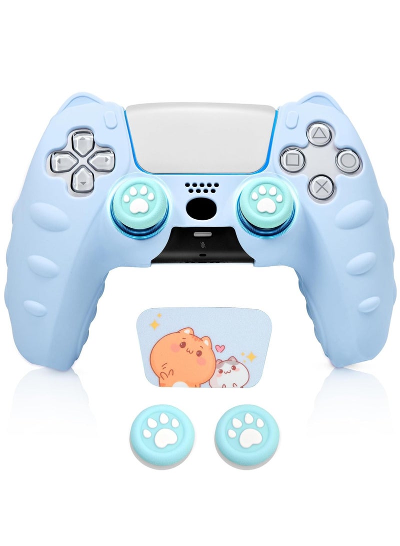 KASTWAVE Controller Skin for PlayStation 5 Anti-Slip Silicone Cover Skin Protective Cover Case, Wireless Controller, Non-Slip Studded Silicone Gel Grip Protective Cover Case - Image 1