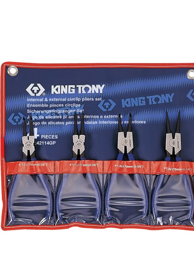 King Tony 4 PC. Circlip pliers set 